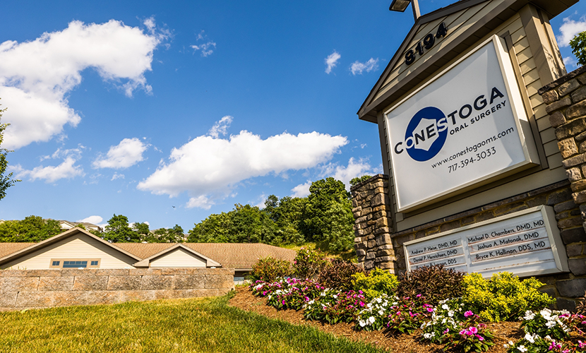 Outdoor sign for Conestoga Oral Surgery